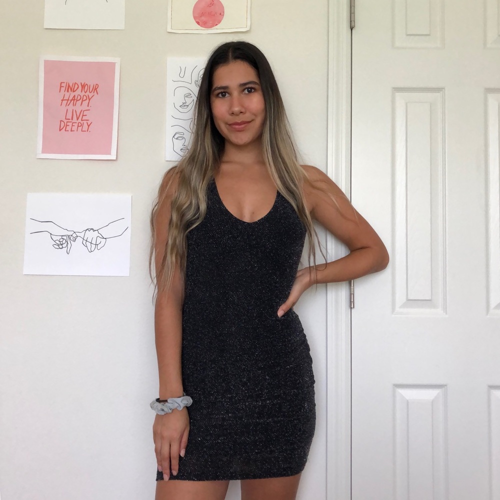 F21 Sparkly Bodycon